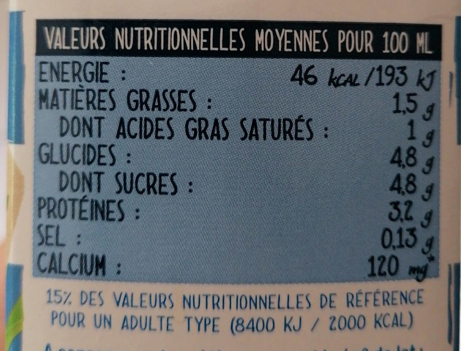Open Food Facts Mon lait packshot