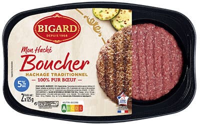 Bigard Mon haché boucher 5% MG packshot