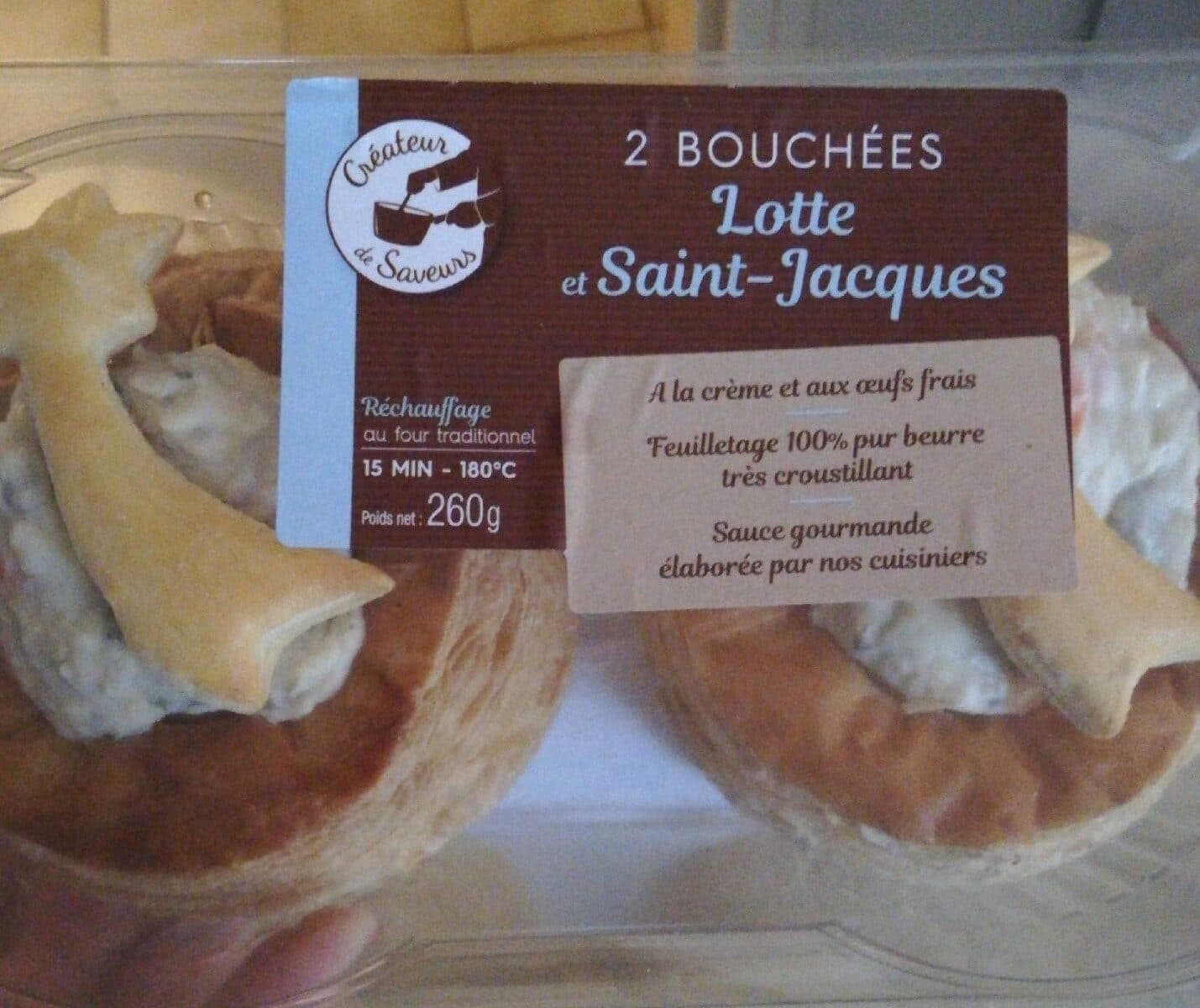 Créateur de Saveurs Bouchée Lotte et Saint-Jacques champignon packshot