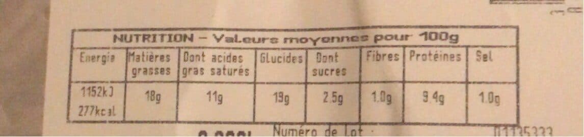 Créateur de Saveurs Quiche lorraine packshot