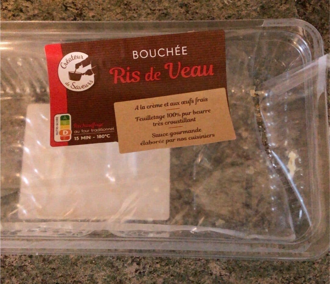 Createur de saveurs Bouchees aux ris de veau packshot