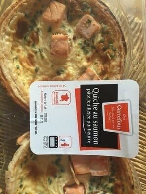 Carrefour Quiche Saumon packshot