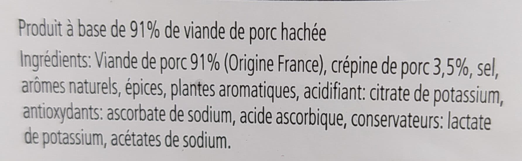 Socopa Hachés Façon Crépinette packshot