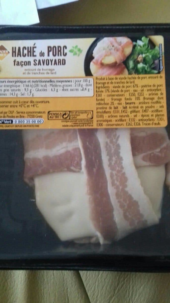 Open Food Facts Haché de porc façon savoyarde packshot
