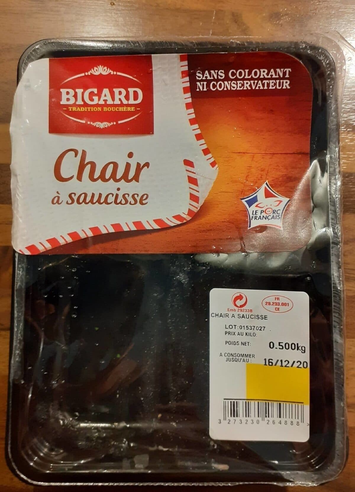 Bigard Chair à saucisse packshot
