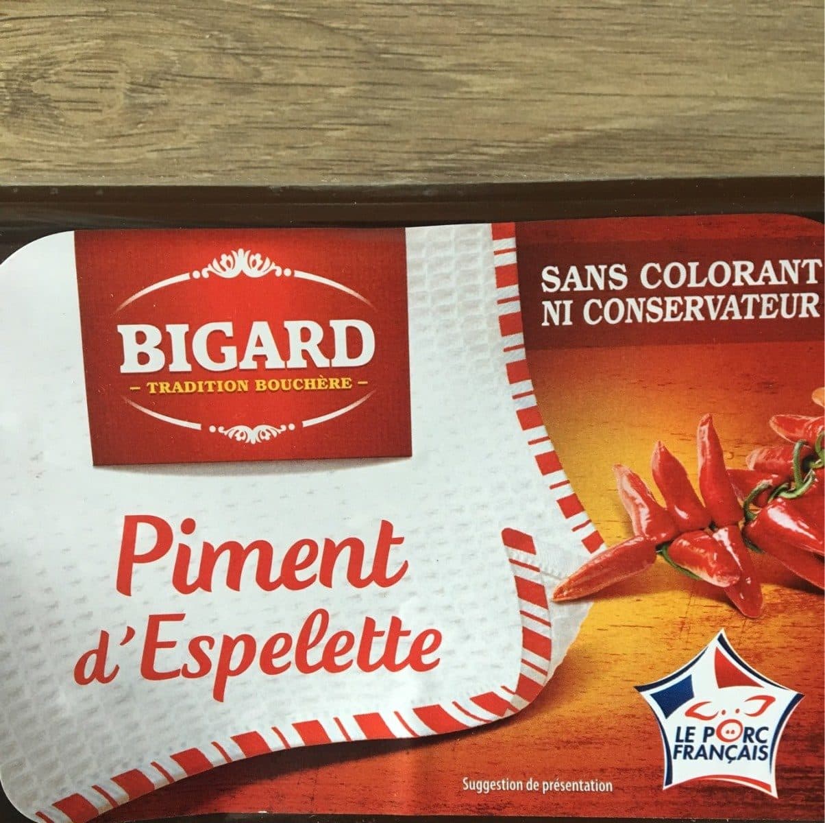 Bigard Saucisse au piment d'Espelette packshot