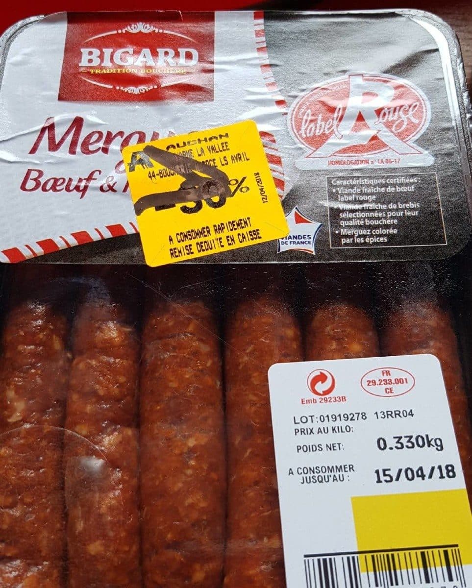 Bigard Merguez packshot
