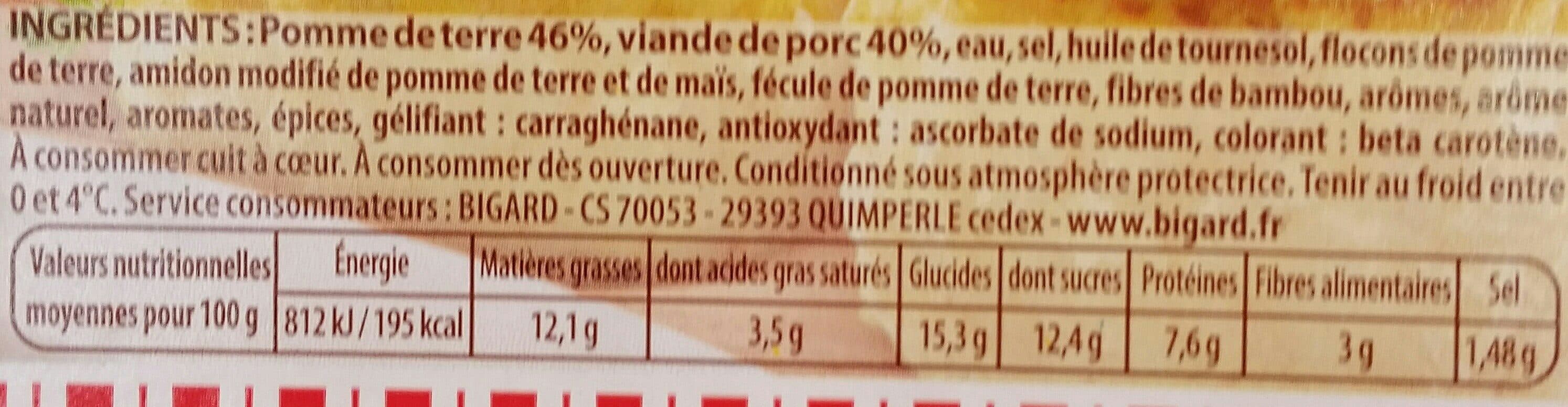 Bigard Délices de pomme de terre farcies, BIGARD, 8 pièces packshot