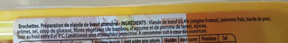 Bigard Brochettes de bœuf packshot