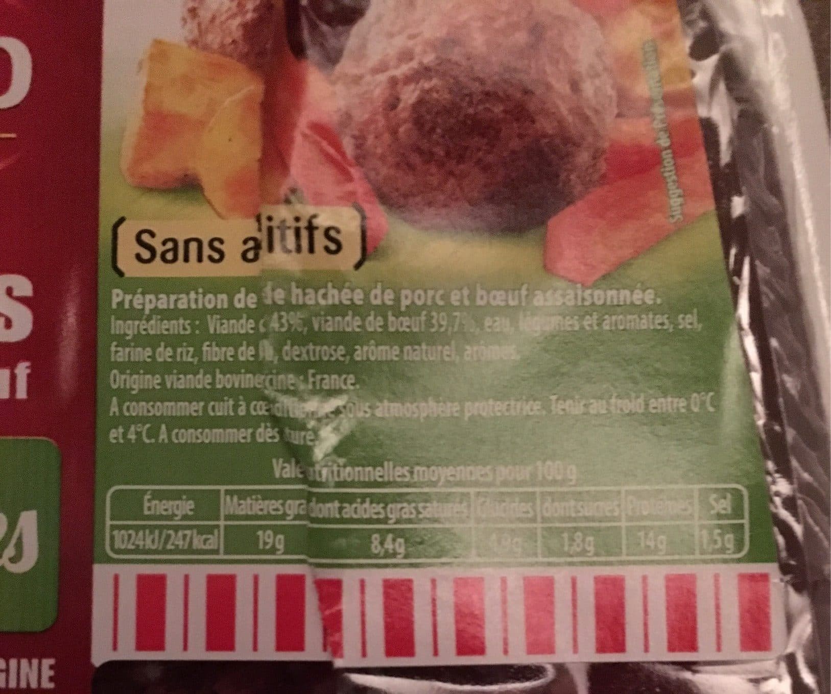 Bigard Boulettes au porc & au boeuf packshot