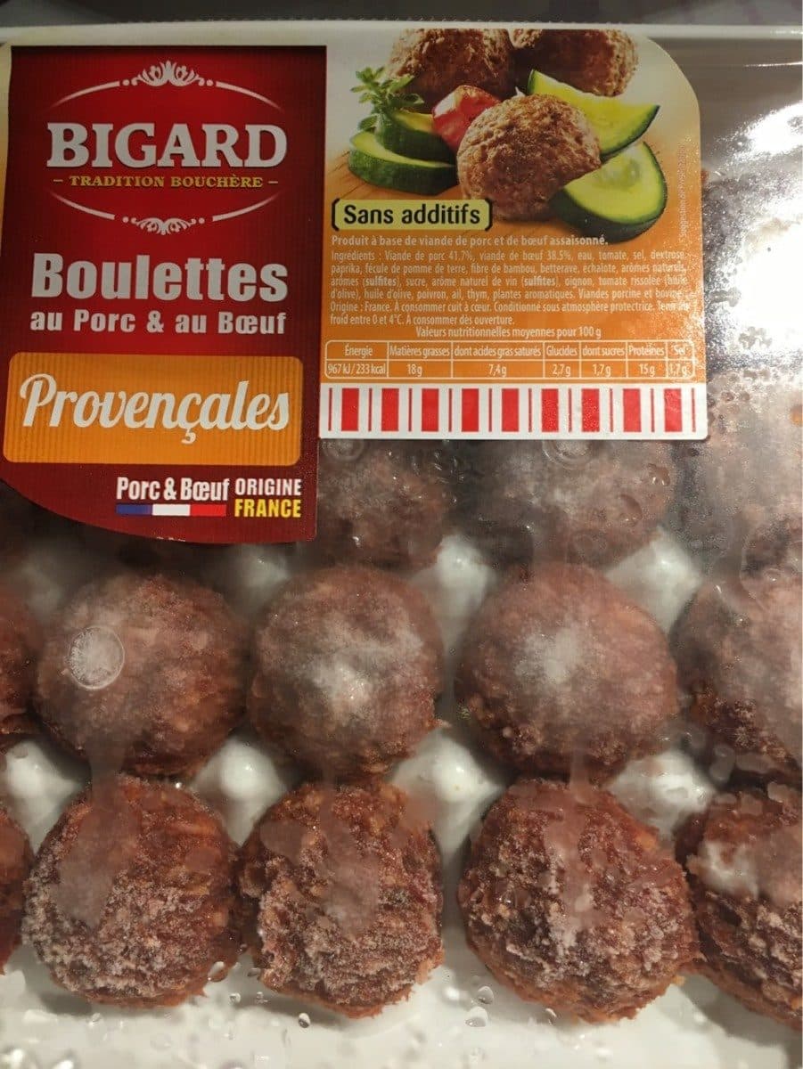 Bigard Boulettes au porc et au boeuf packshot