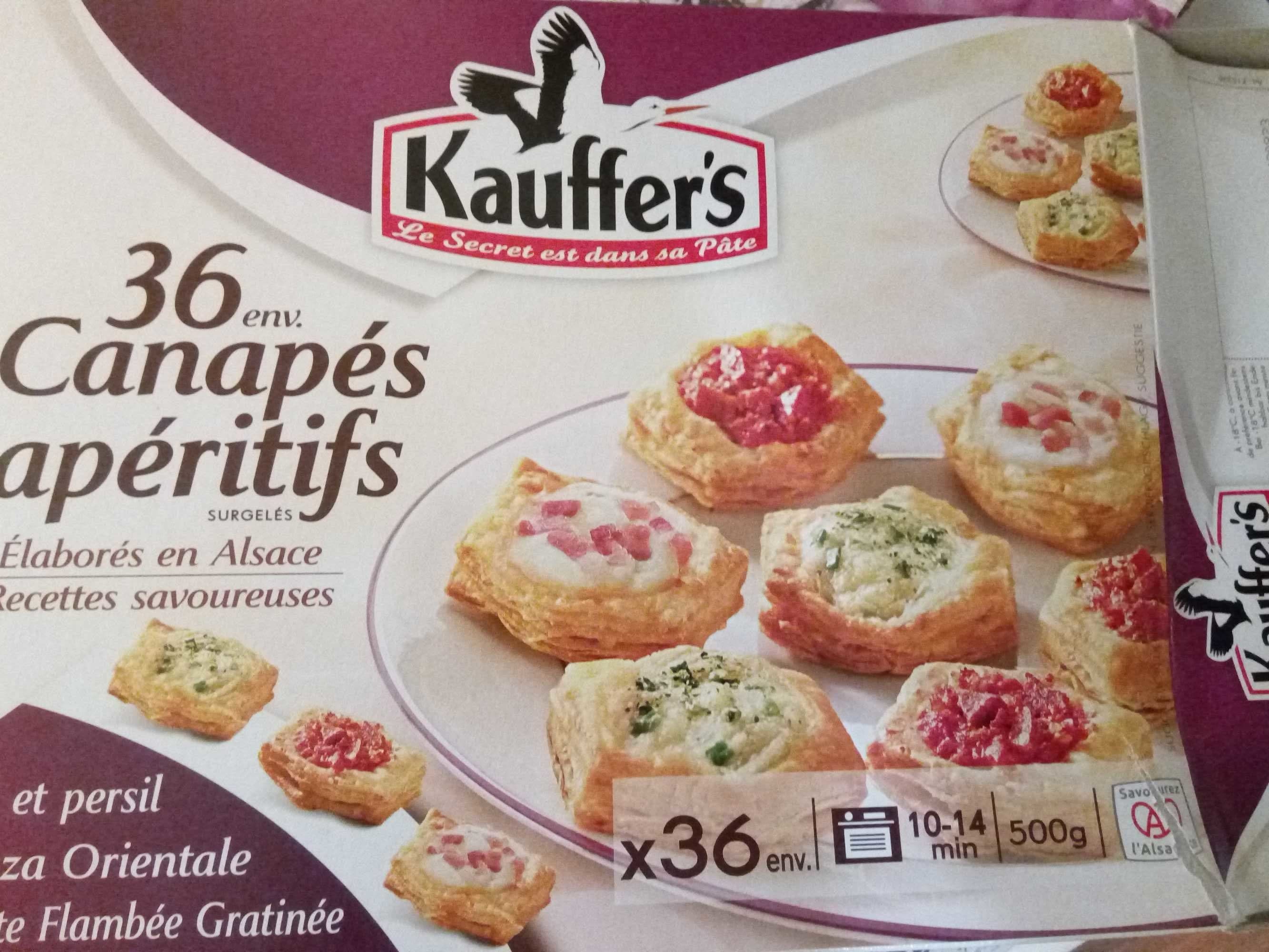 Kauffer's Feuilleté canapé Escal Surgelés x36 packshot