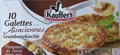 KAUFFER'S Galettes Alsaciennes packshot