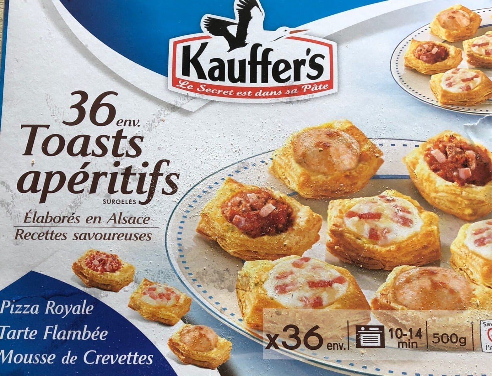 KAUFFER'S Toast apéritifis packshot