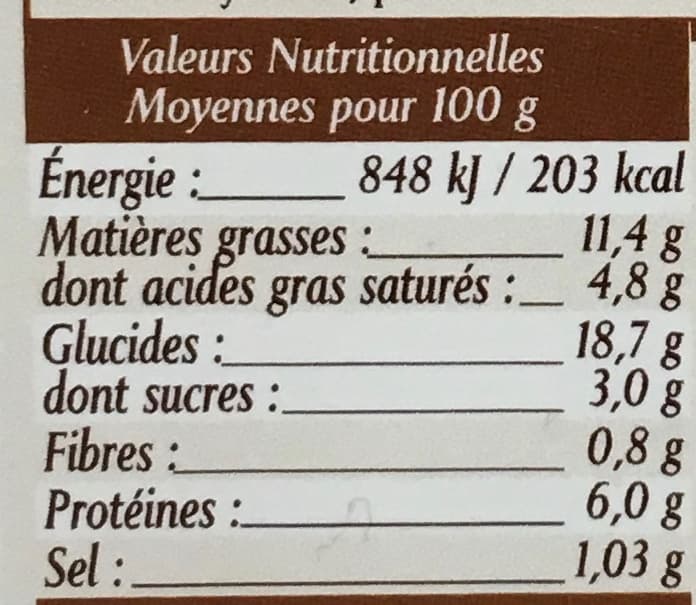 Kauffer's 10 Flammekueches alsaciennes lardons oignons packshot