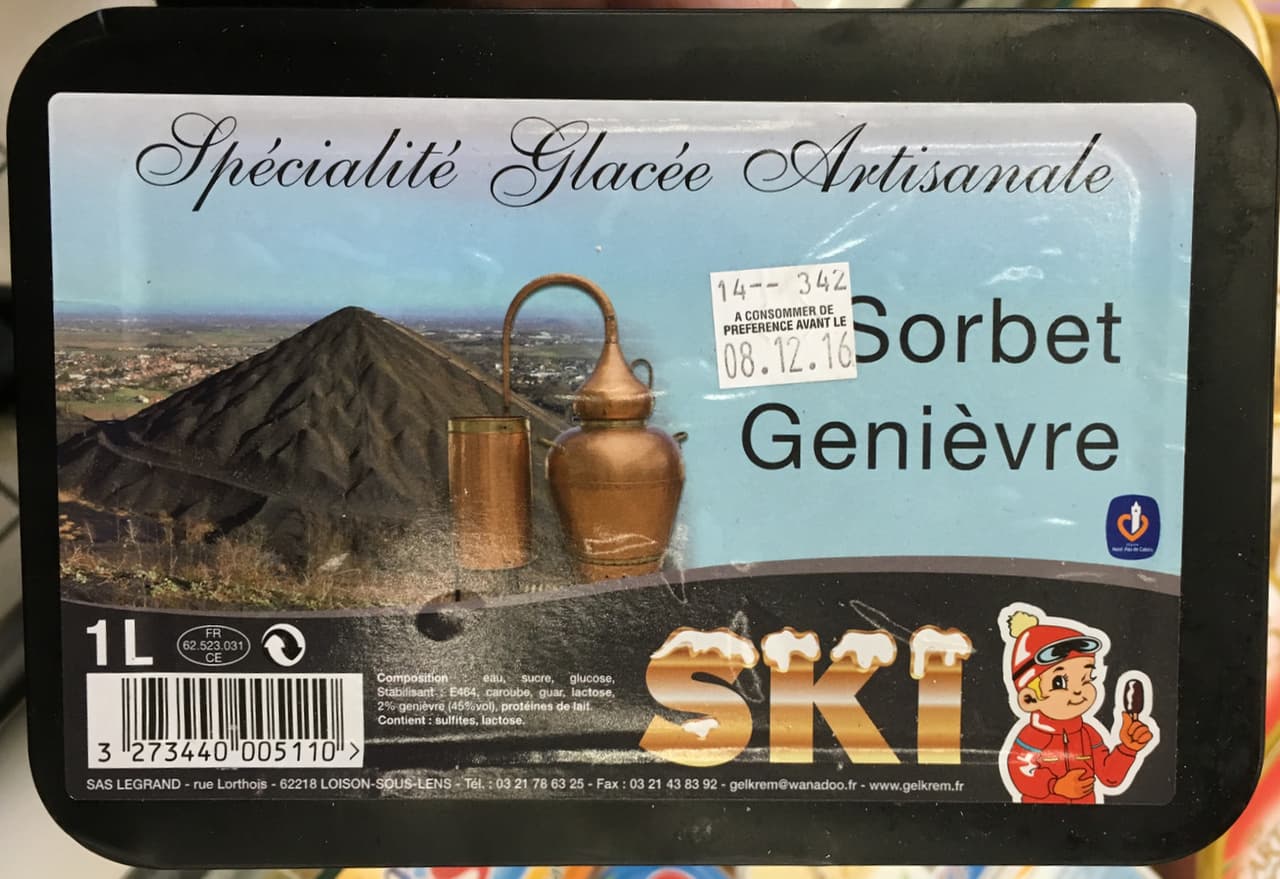 Ski Sorbet Genièvre packshot