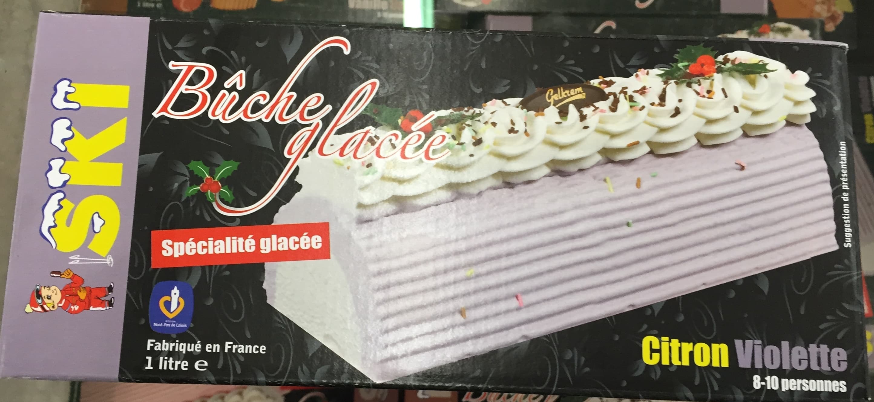 Gelkrem Bûche glacée Citron Violette packshot
