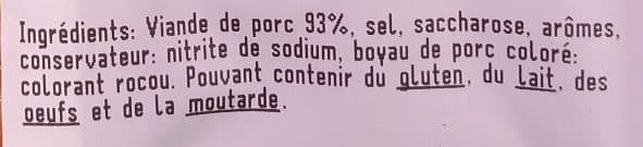 Cooperl 4 Saucisses Fumées packshot