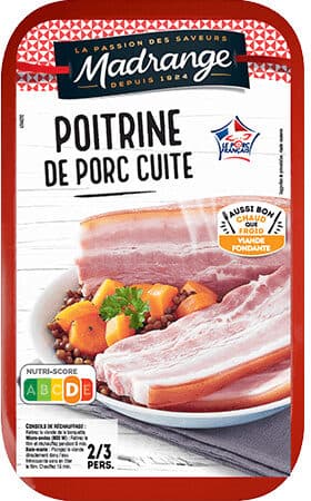 Madrange Poitrine de porc cuite packshot