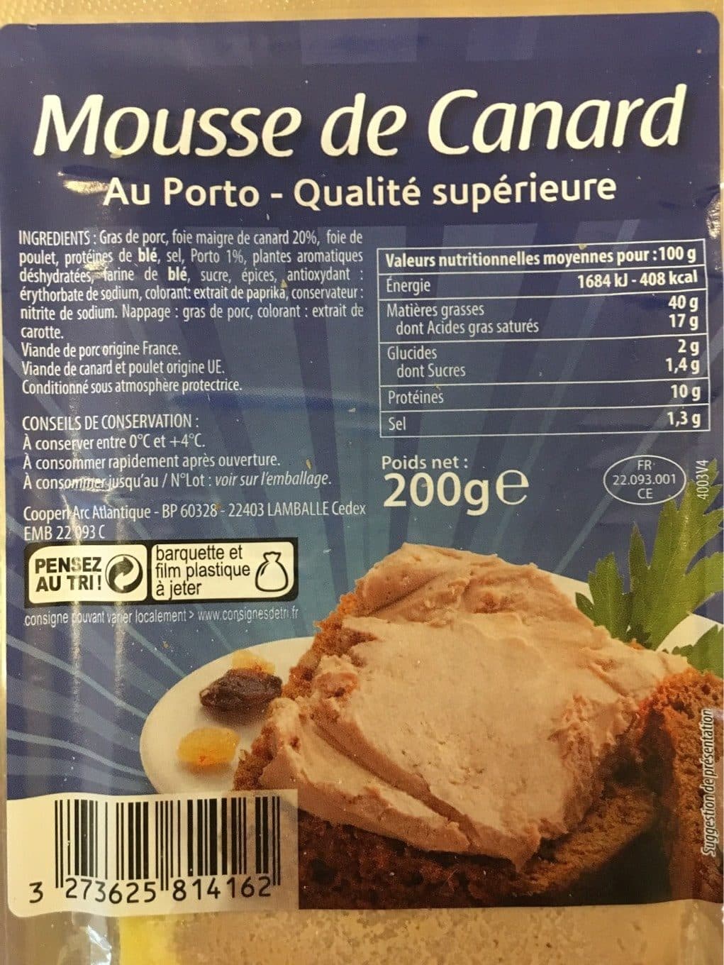 Rochambeau Mousse de Canard au porto packshot