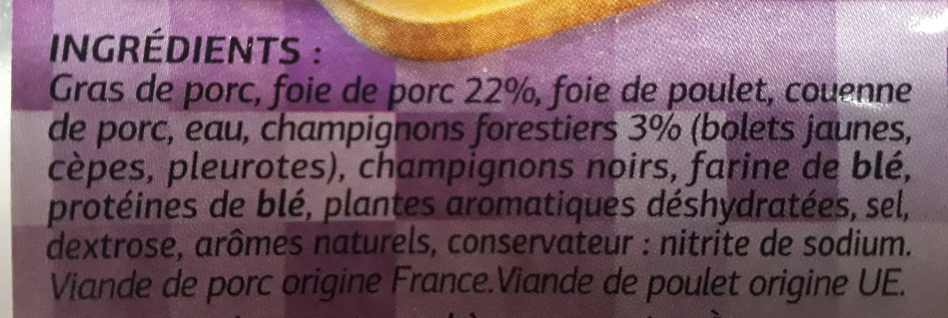 Cooperl Arc Atlantique Mousse de foie forestière packshot