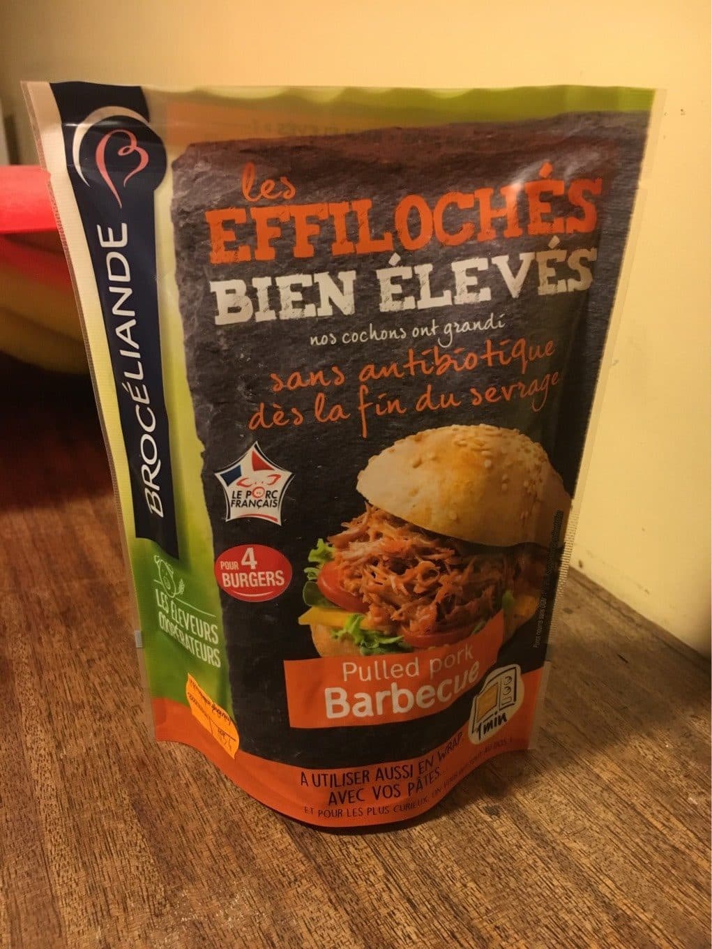 Brocéliande Effilochés de porc saveur Barbecue packshot