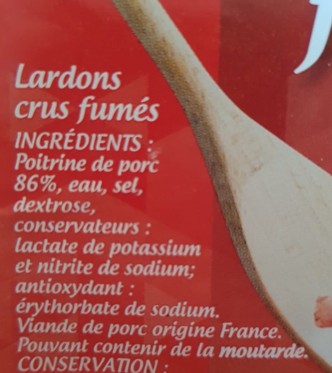 Cooperl Arc Atlantique Lardon crus fumés packshot