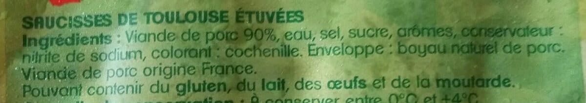 Open Food Facts Saucisses de Toulouse packshot