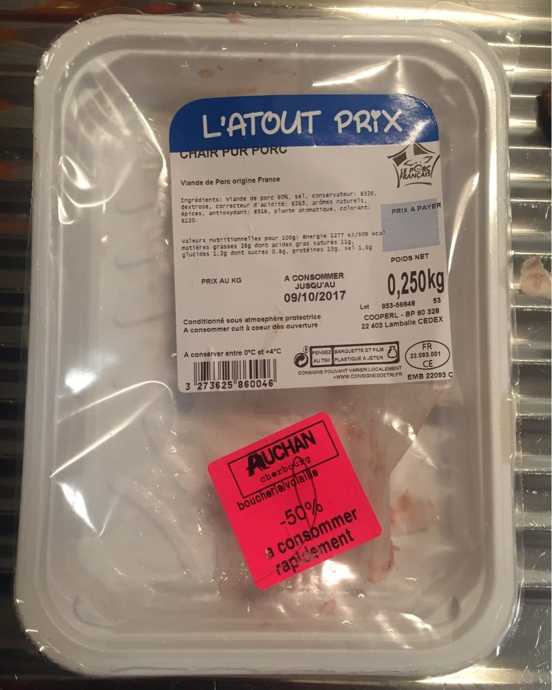 l'atout prix Chair pur porc packshot