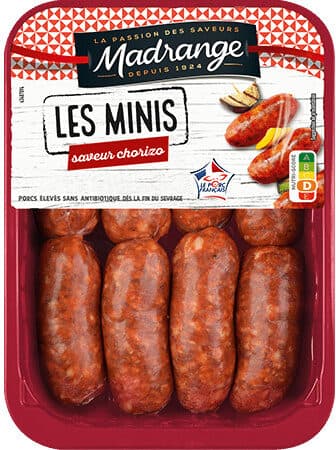 Madrange Les minis saveur chorizo packshot