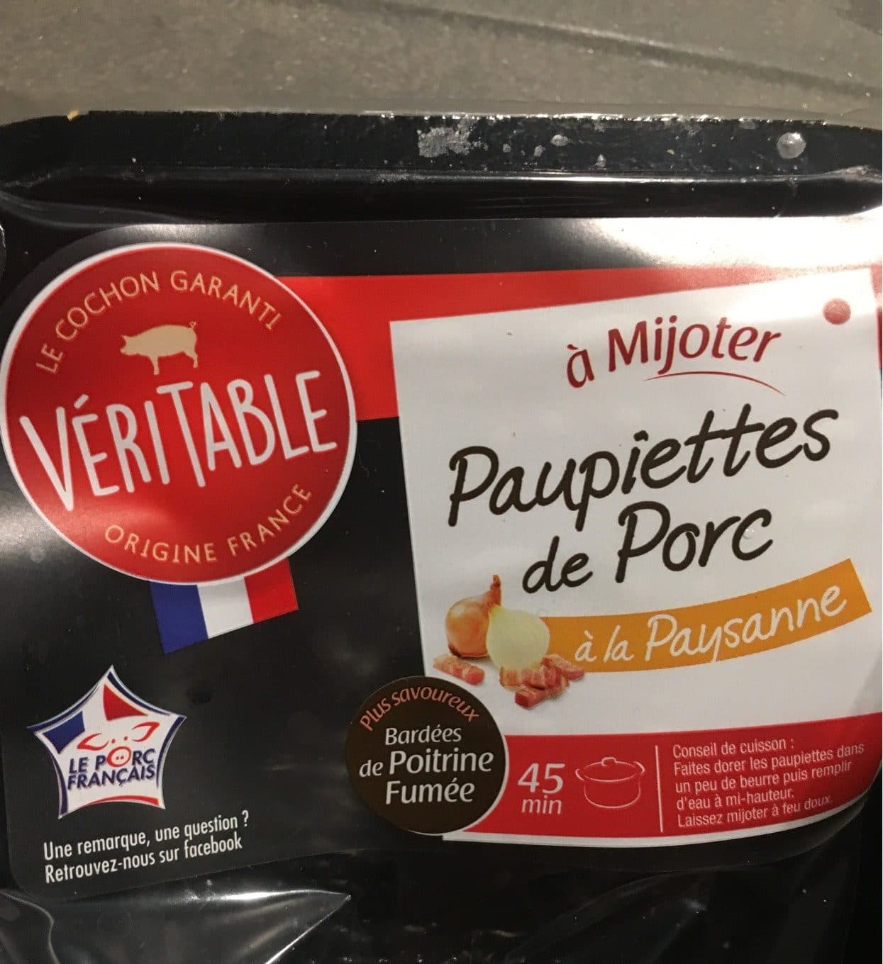 Le Porc Francais Paupiette de porc a la paysane packshot