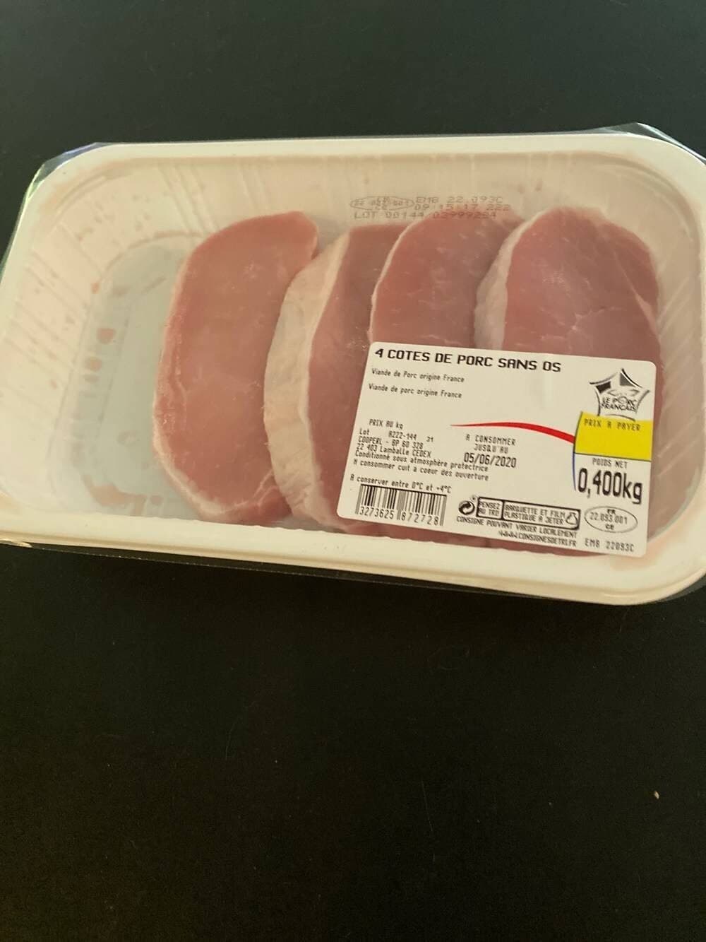 Cooperl 4 Côtes filet sans Os packshot