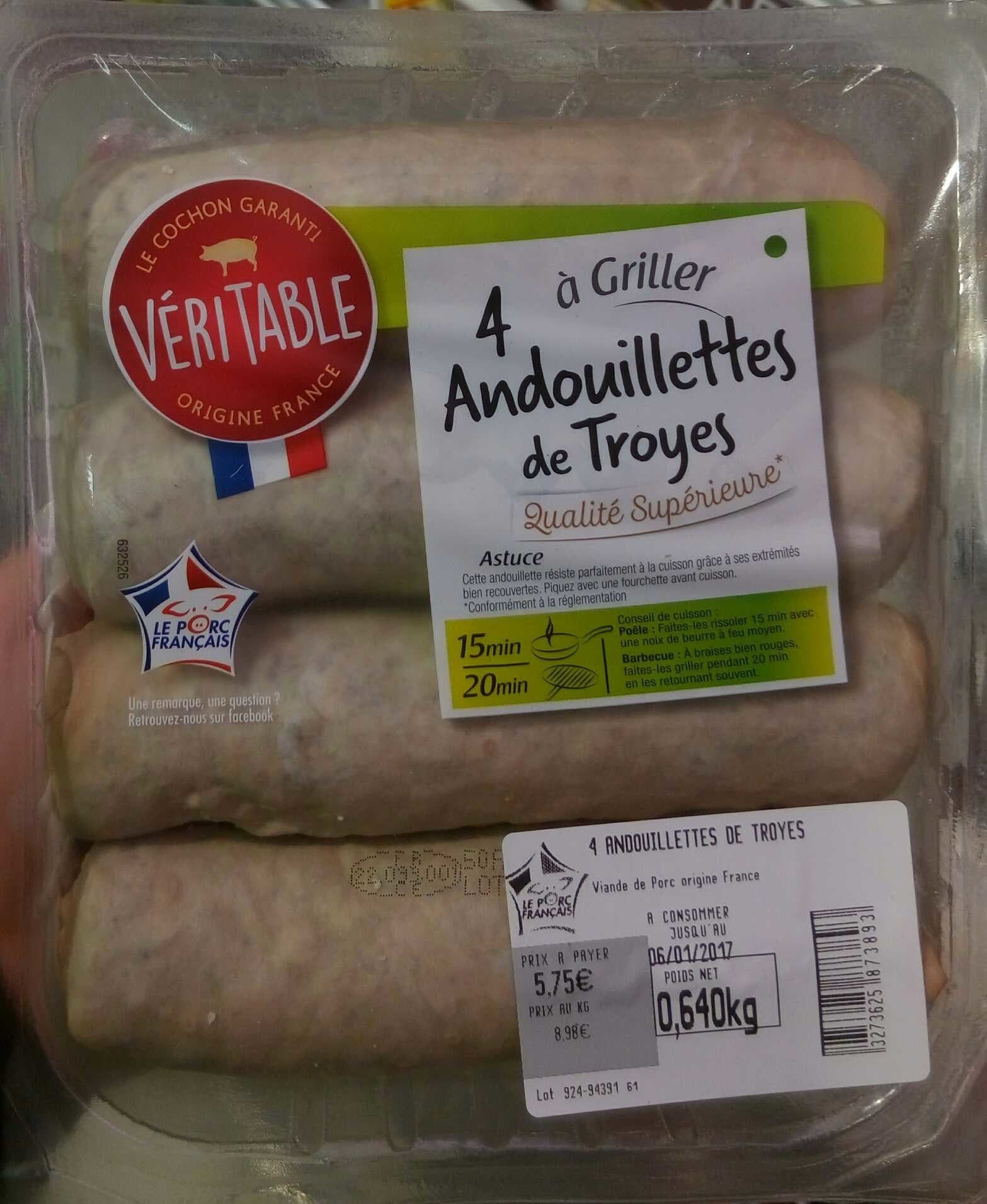 Cooperl 4 Andouillettes de Troyes à griller packshot