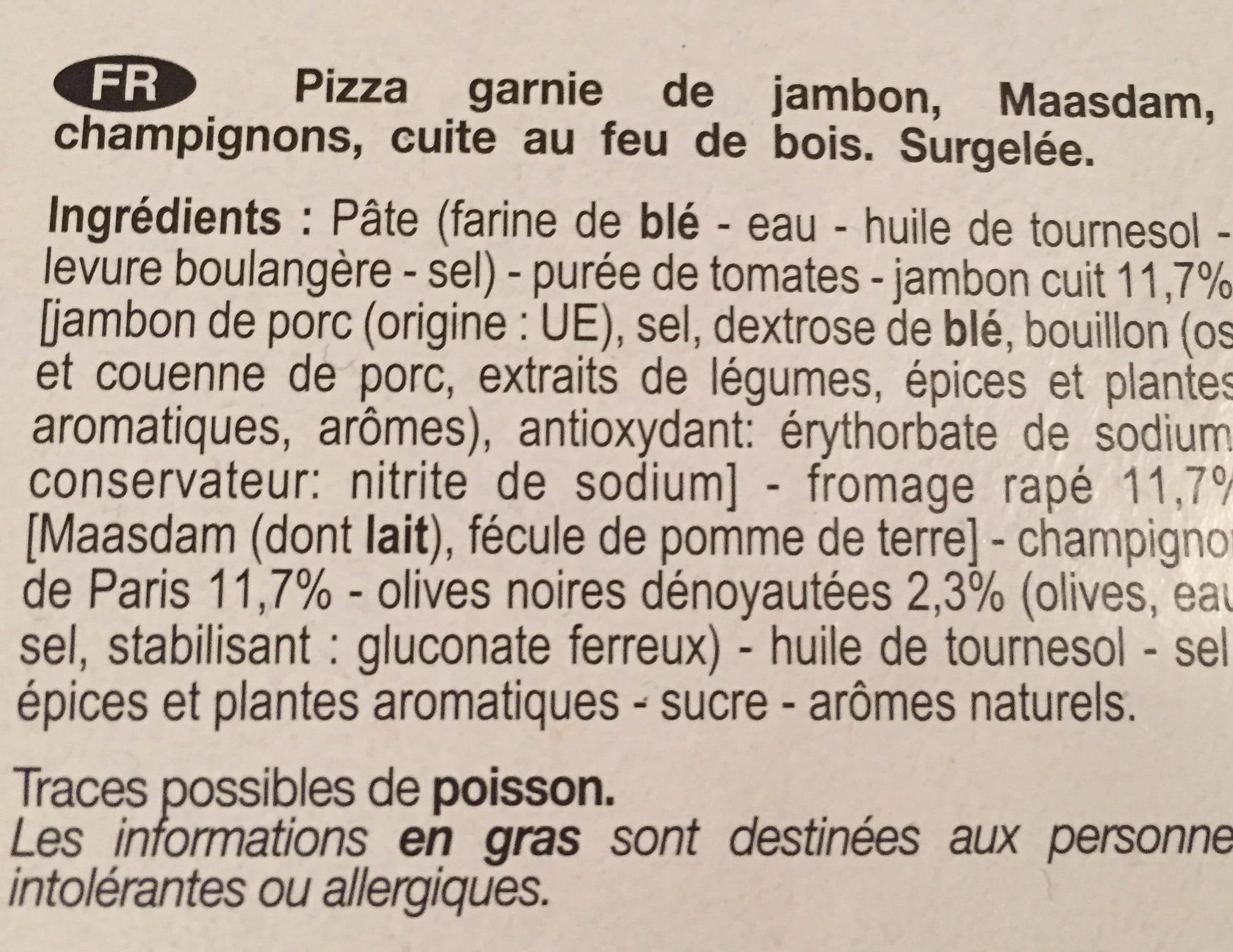 Sole Mio Pizza royale cuite au feu de bois packshot