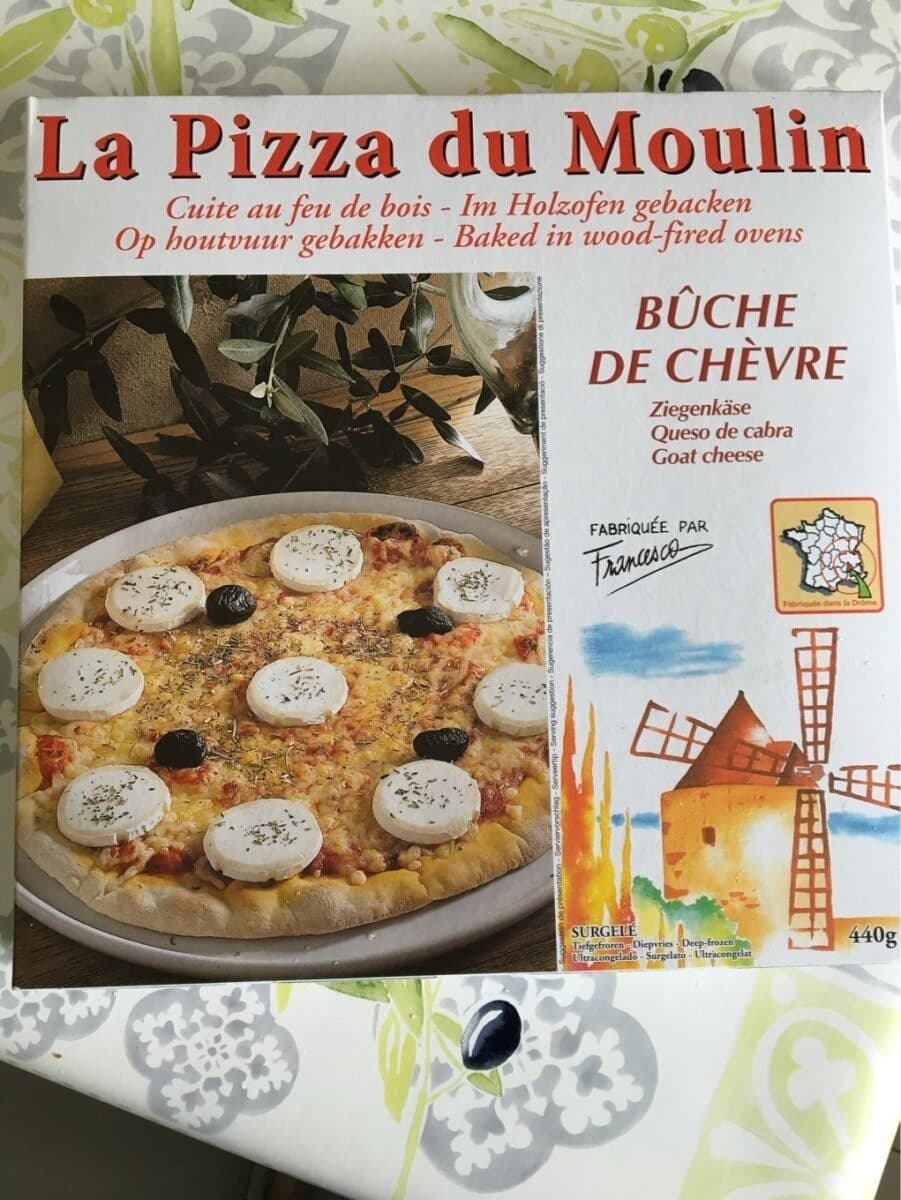 La Pizza du Moulin Pizza buche de chevre packshot
