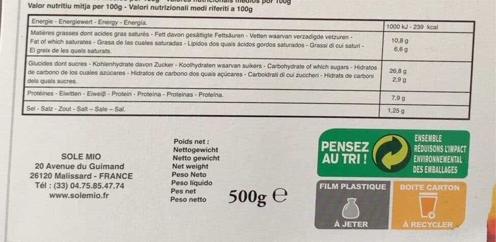 La Pizza du Moulin Pizza Tartiflette packshot