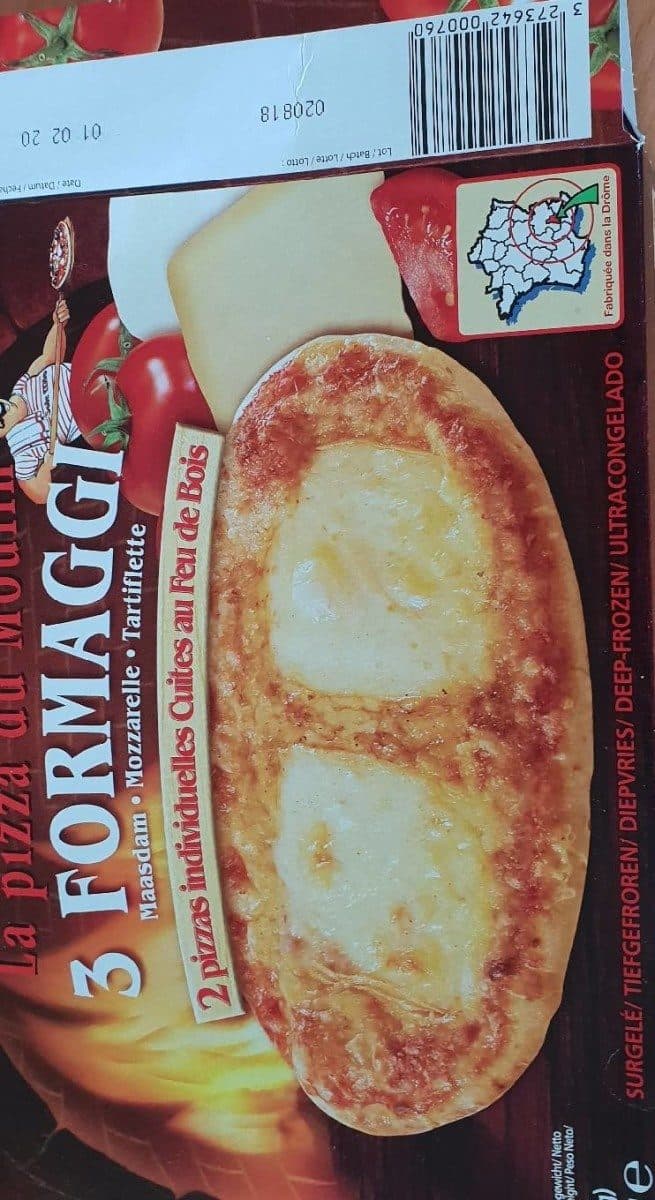 Open Food Facts Pizza 3 Formaggi packshot