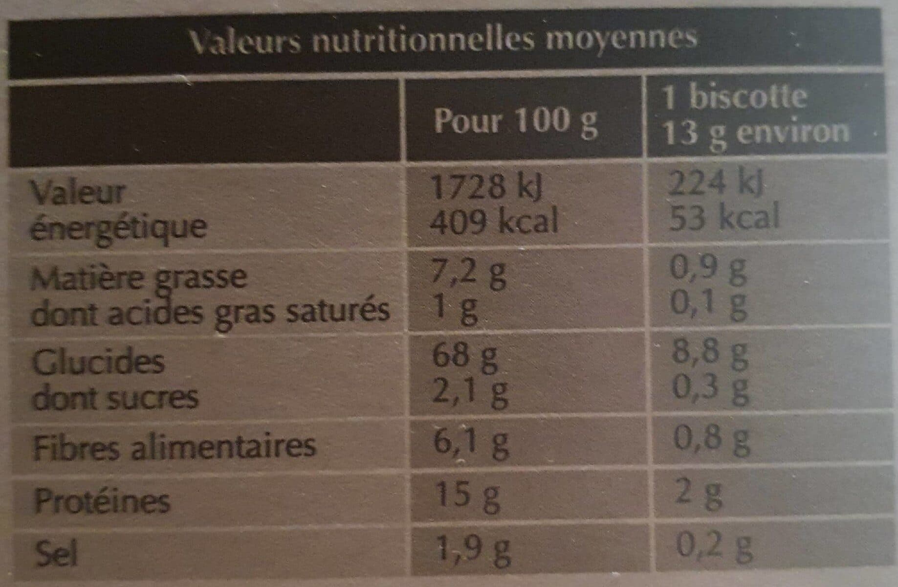 Roger Biscotte Roger à la farine de blé complet packshot