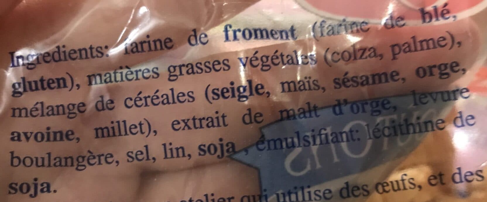 Biscottes Roger Mini toasts Special packshot