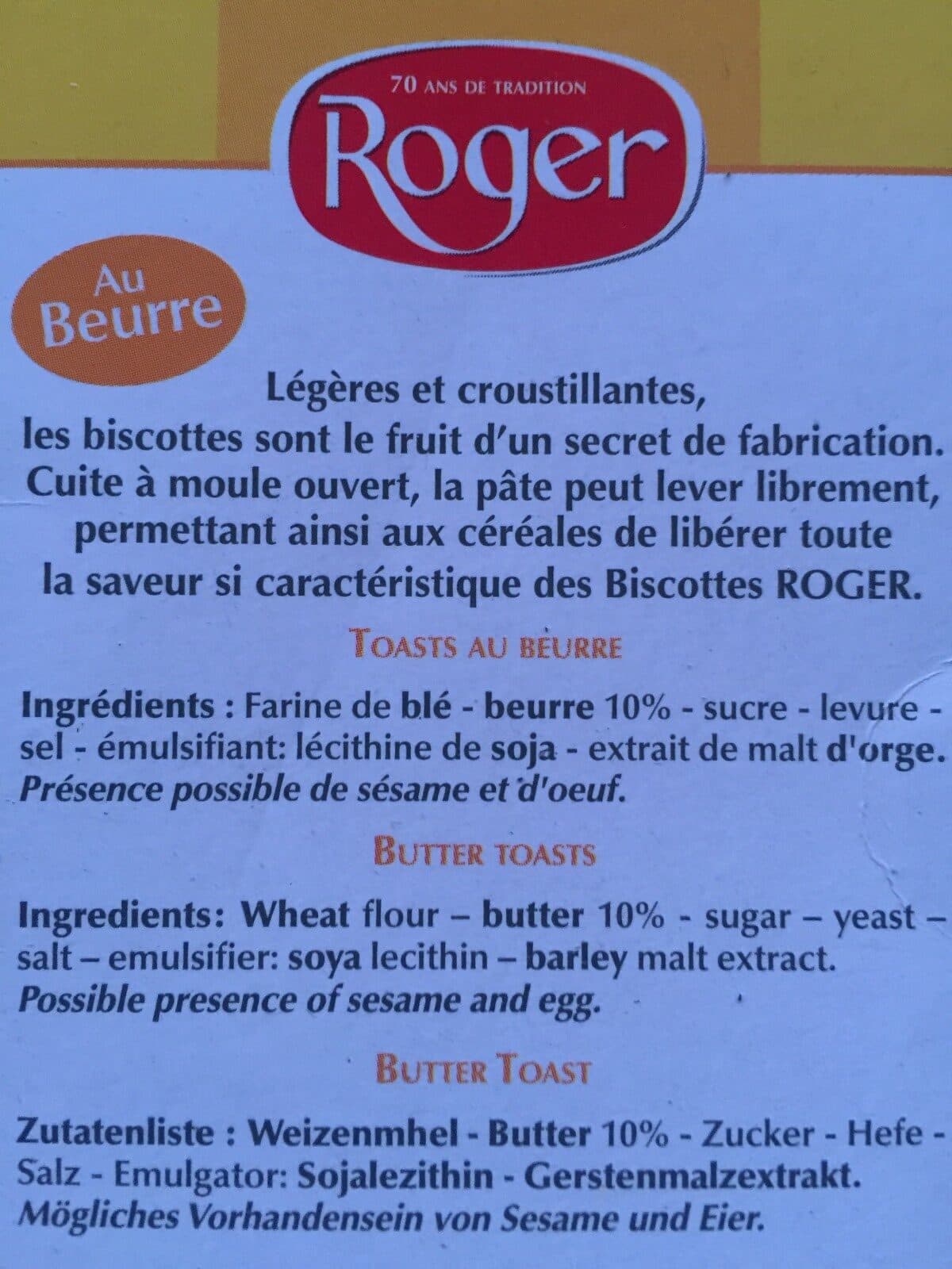 Roger Biscottes Aixoise packshot
