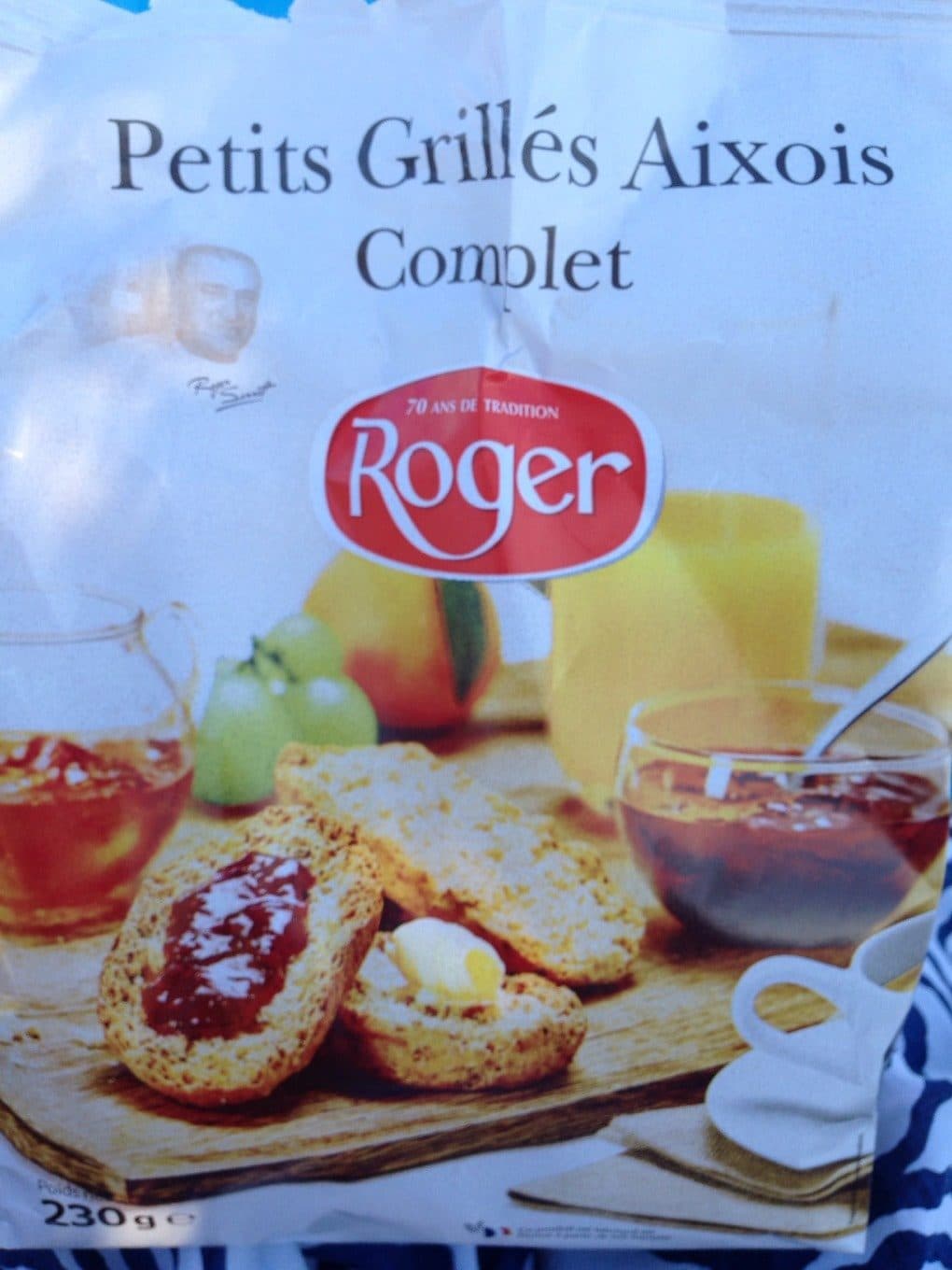 Roger Petit grillés aixois complet packshot