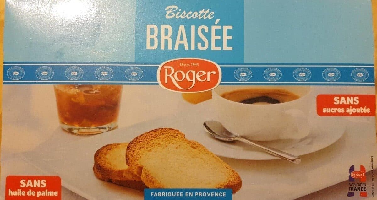 Roger Roger biscotte braisée packshot