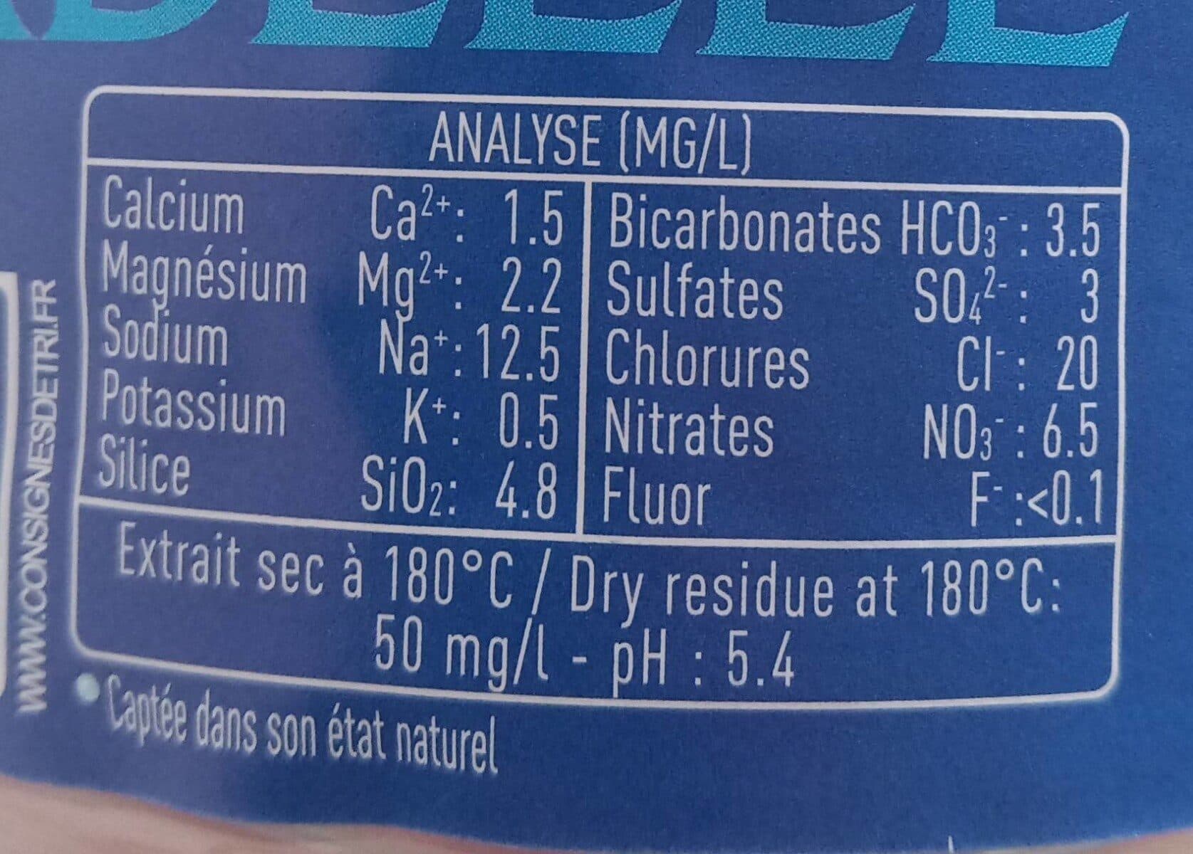Cristaline CRISTALINE Eau De Source 6x1.5L packshot