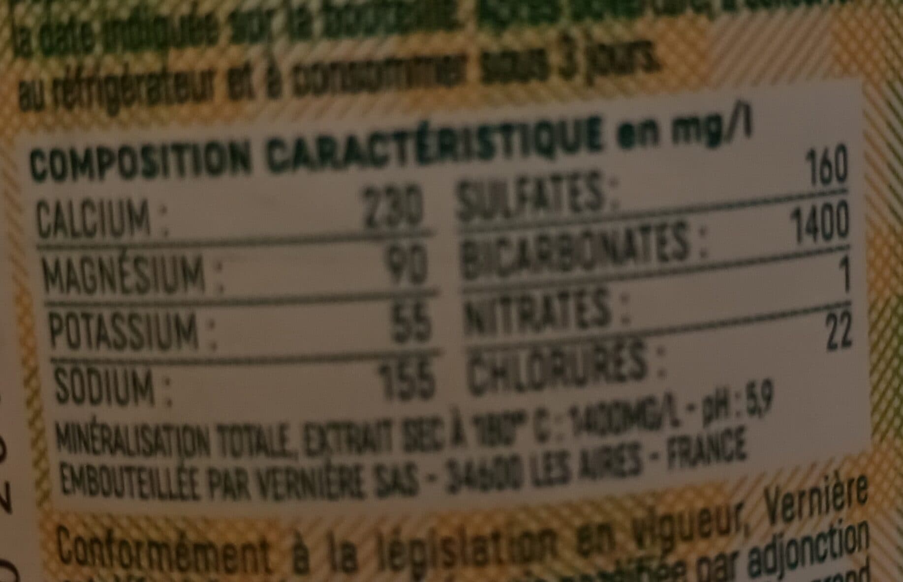 vernière Vernière packshot