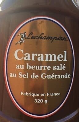 Lechampion Caramel au beurre salé au sel de Guérande packshot
