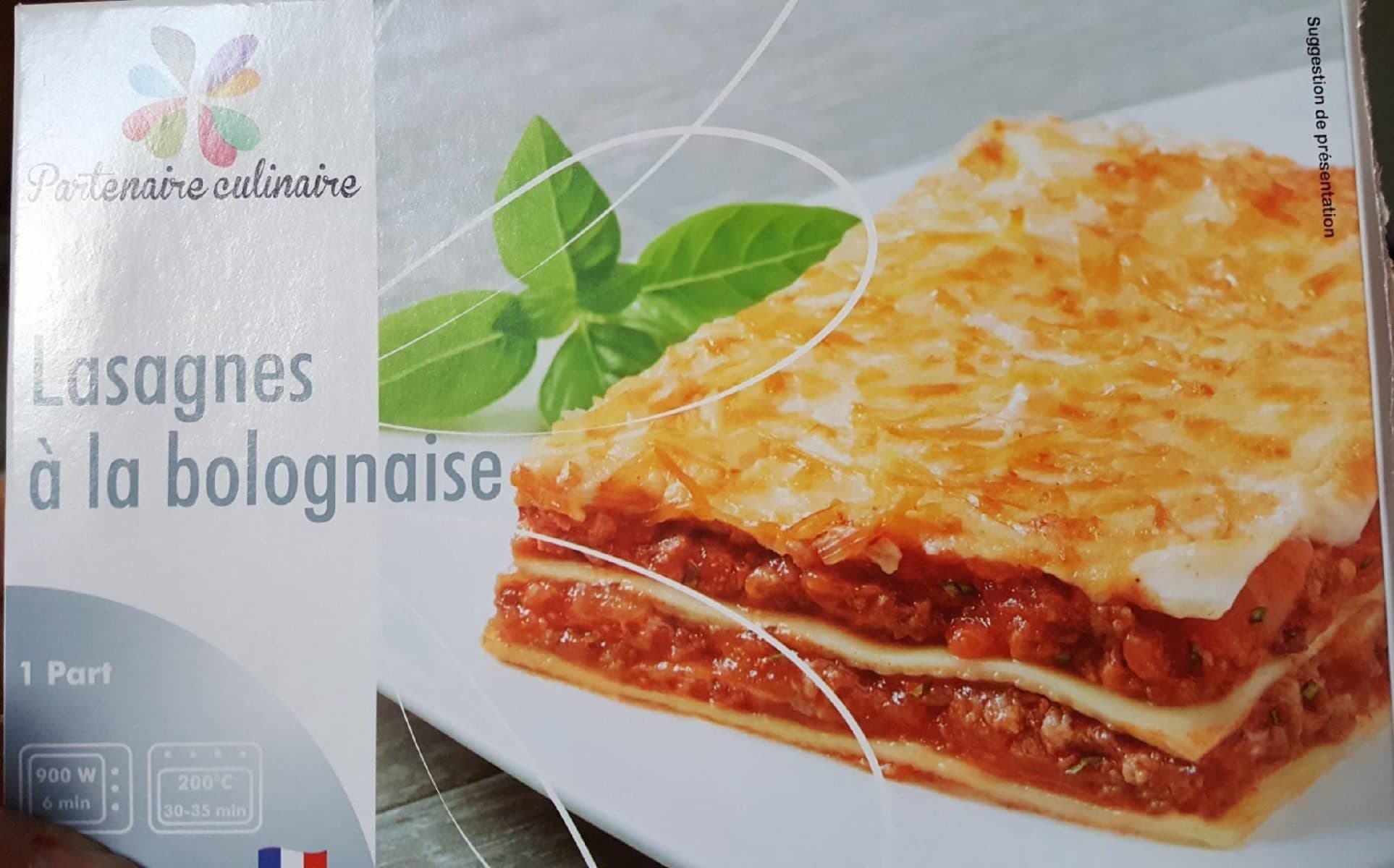 Open Food Facts Lasagnes à la bolognaise packshot