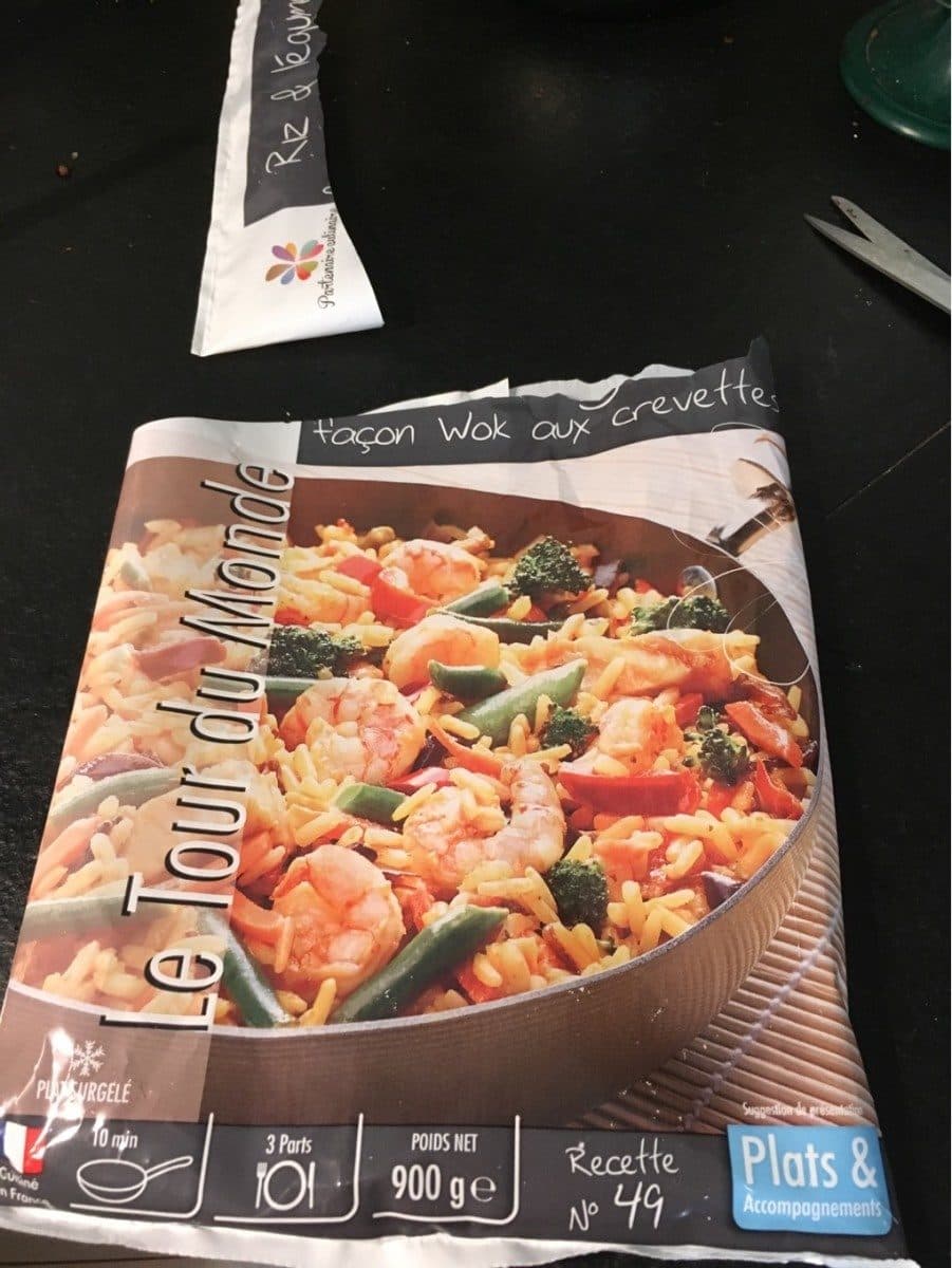 Open Food Facts Riz et legumes facon wol aux crevettes packshot