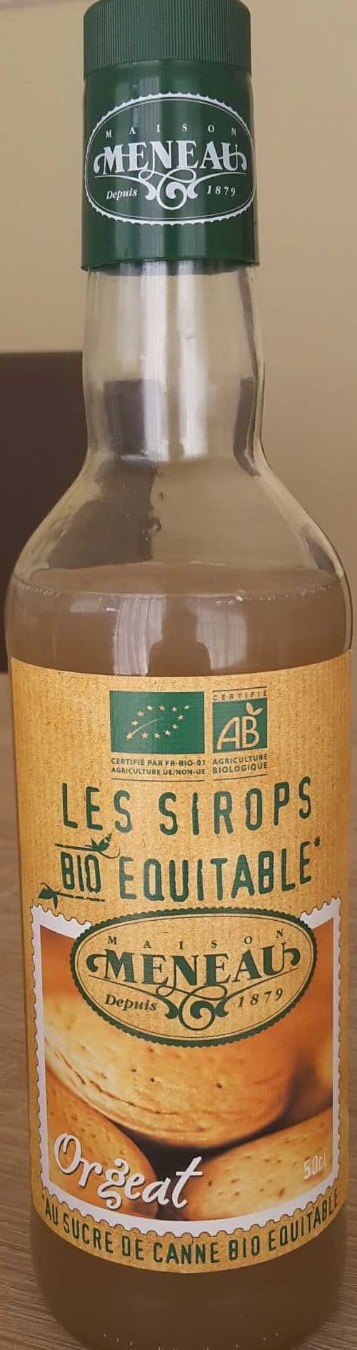 Maison Meneau Sirop d'orgeat packshot
