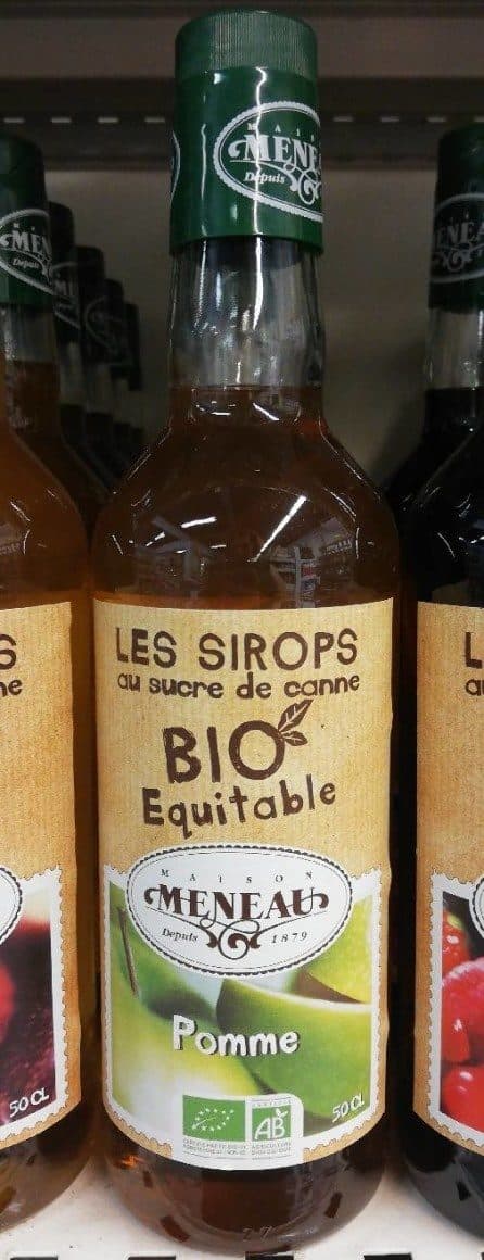 Meneau Sirop de Pomme au sucre de canne Bio Equitable packshot