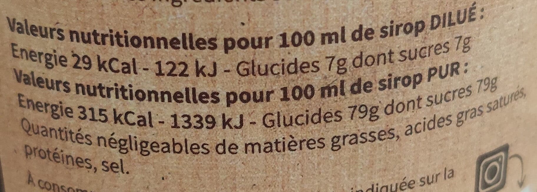 Maison Meneau Les sirops au sucre de canne - Grenadine packshot